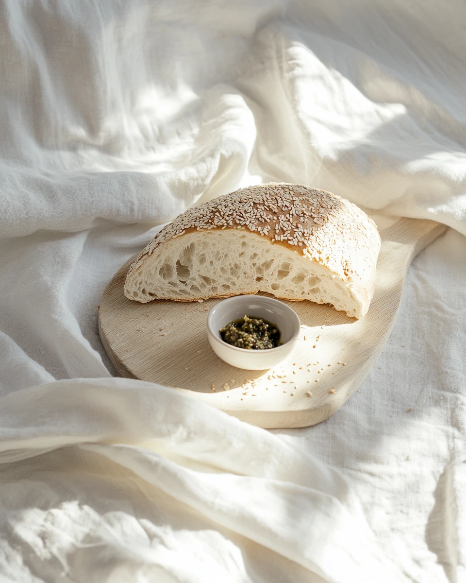 Fladenbrot mit Sesam